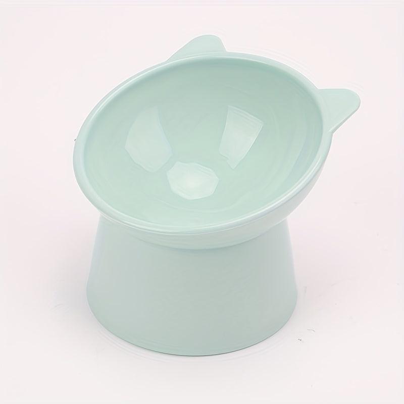 Elevated Cat Bowls Tilted for Comfortable Feeding