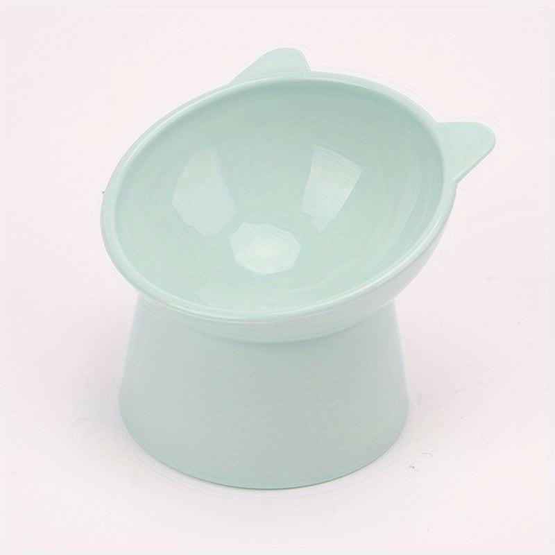 Elevated Cat Bowls Tilted for Comfortable Feeding