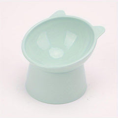 Elevated Cat Bowls Tilted for Comfortable Feeding