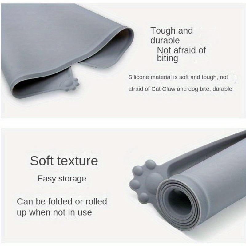Silicone Non slip No Spill Pet Feeding Mat Waterproof Dog Food Mat