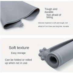 Silicone Non slip No Spill Pet Feeding Mat Waterproof Dog Food Mat
