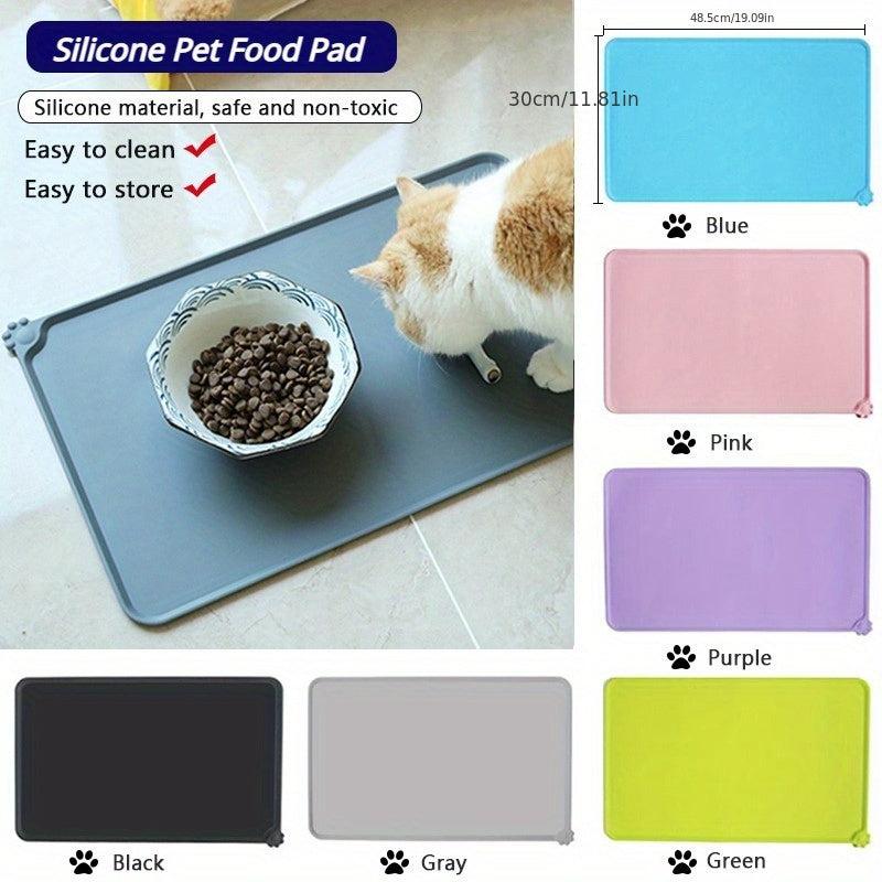 Silicone Non slip No Spill Pet Feeding Mat Waterproof Dog Food Mat