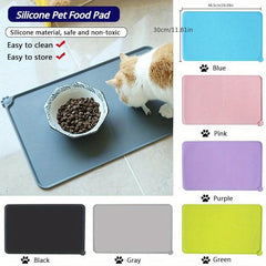 Silicone Non slip No Spill Pet Feeding Mat Waterproof Dog Food Mat