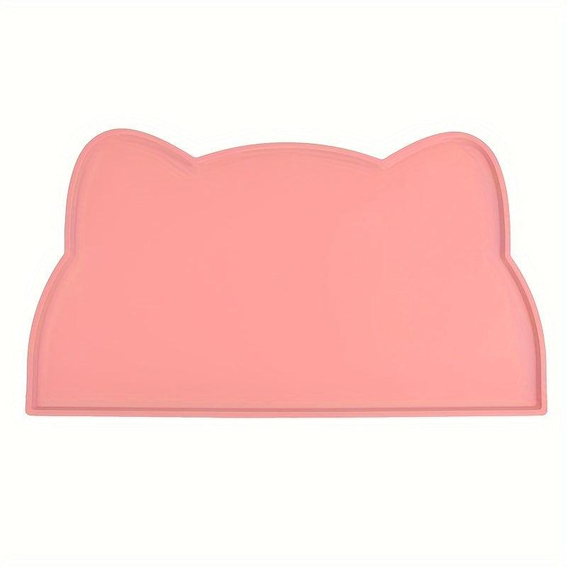 Cat Head Silicone Pet Feeding Mat Non Slip Waterproof