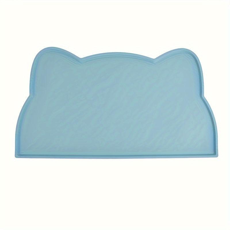 Cat Head Silicone Pet Feeding Mat Non Slip Waterproof