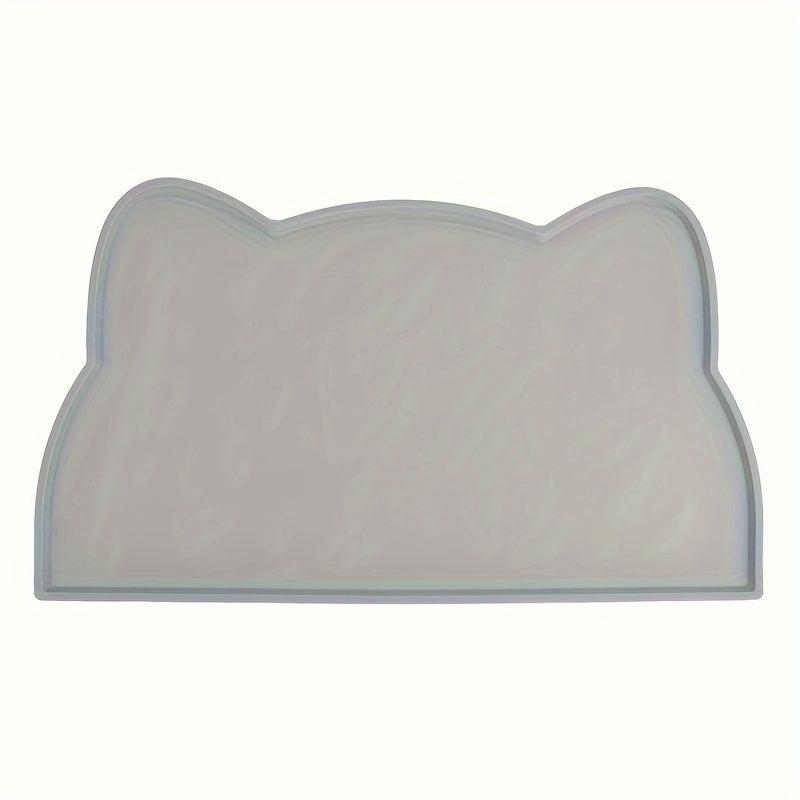 Cat Head Silicone Pet Feeding Mat Non Slip Waterproof