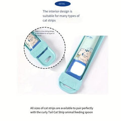 Cat Strip Squeeze Spoon Pet Supplies For Lickable Wet Cat Treats