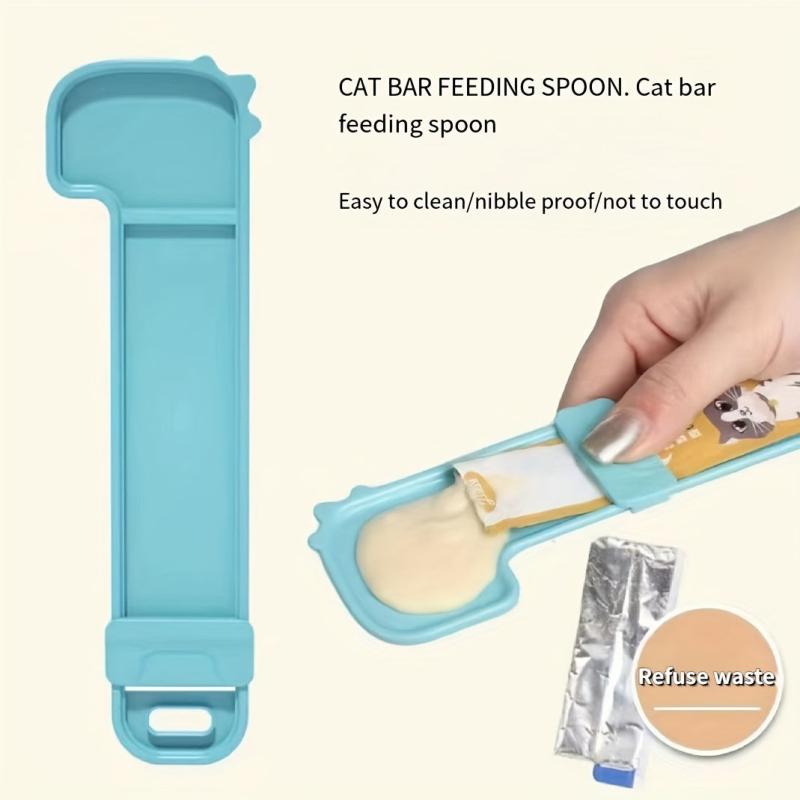 Cat Strip Squeeze Spoon Pet Supplies For Lickable Wet Cat Treats