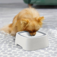 Portable 1.5L Pet Water Dispenser No Spill Slow Water Feeder