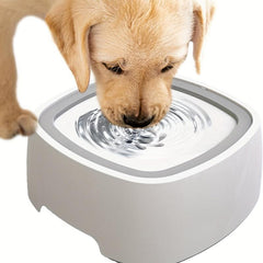 Portable 1.5L Pet Water Dispenser No Spill Slow Water Feeder