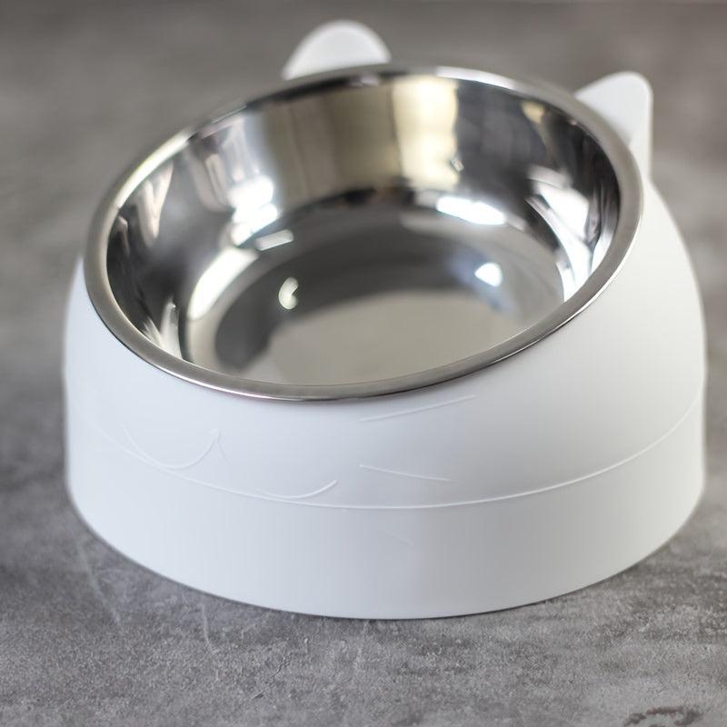 Raised Dog Feeder with Stainless Steel Bowls
