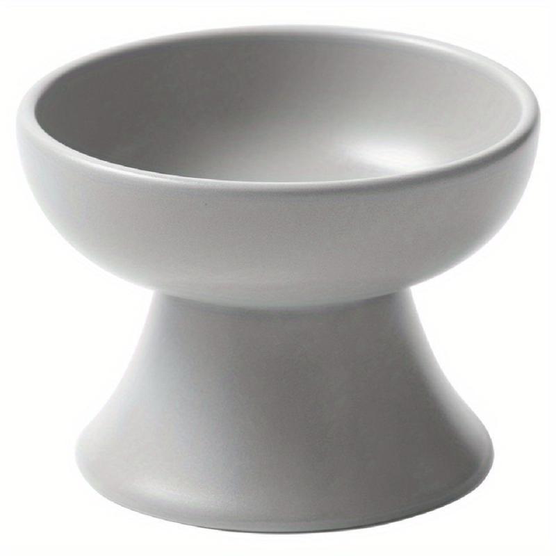 Elevated Ceramic Cat Bowl Inclined Food Water Neck Protection Indoor Cats