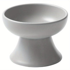 Elevated Ceramic Cat Bowl Inclined Food Water Neck Protection Indoor Cats