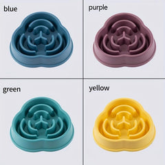 Pet Slow Feeder Bowl For Dog & Cat Non Slip Slow Eating Dog Bowl