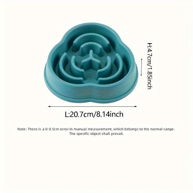 Pet Slow Feeder Bowl For Dog & Cat Non Slip Slow Eating Dog Bowl