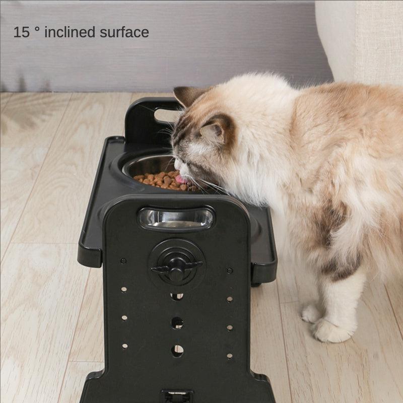 Adjustable Raised Dog Feeder Stand with 2 Bowls