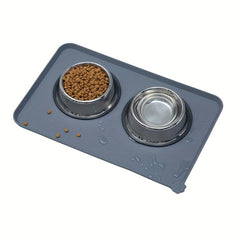 Waterproof Pet Feeding Mat For Dogs And Cats Durable Leak Proof And Washable