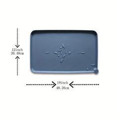 Waterproof Pet Feeding Mat For Dogs And Cats Durable Leak Proof And Washable