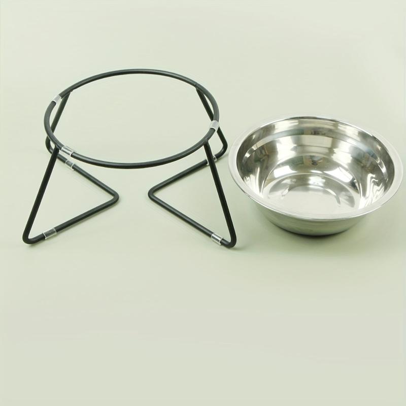 Elevated Pet Dog Bowl Stainless Steel Feeding Basin