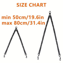 Shock Absorbing Dual Reflective Dog Leash for Two Dogs