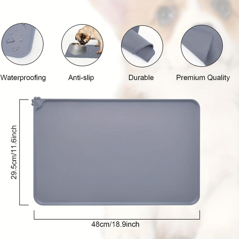 Silicone Pet Pad Feeding Placemat for Cats & Dogs