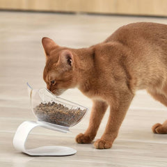 Elevated Cat Bowl Raised Cat Inclined Food Bowl Water Bowl With Stand