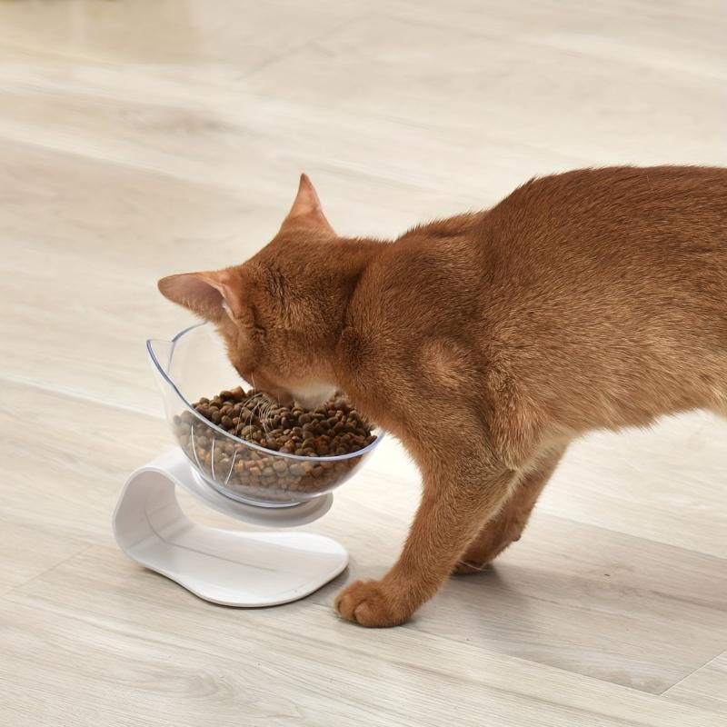 Elevated Cat Bowl Raised Cat Inclined Food Bowl Water Bowl With Stand