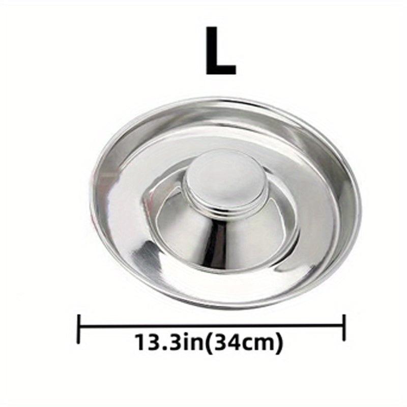 Stainless Steel Slow Feeder Dog Bowl for Healthy Eating