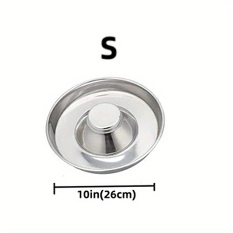 Stainless Steel Slow Feeder Dog Bowl for Healthy Eating