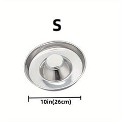 Stainless Steel Slow Feeder Dog Bowl for Healthy Eating