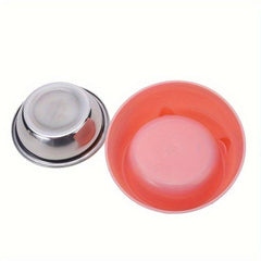 100ml Stainless Steel Elevated Dog Inclined Bowl