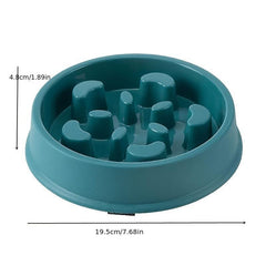 Slow Feeder & Water Bowl Set for Pets - Promotes Healthy Eating & Hydration
