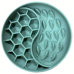 Slow Fed Dog Bowl Silicone Licking Pad Suction Cup Puzzle Feeding Anti Choking