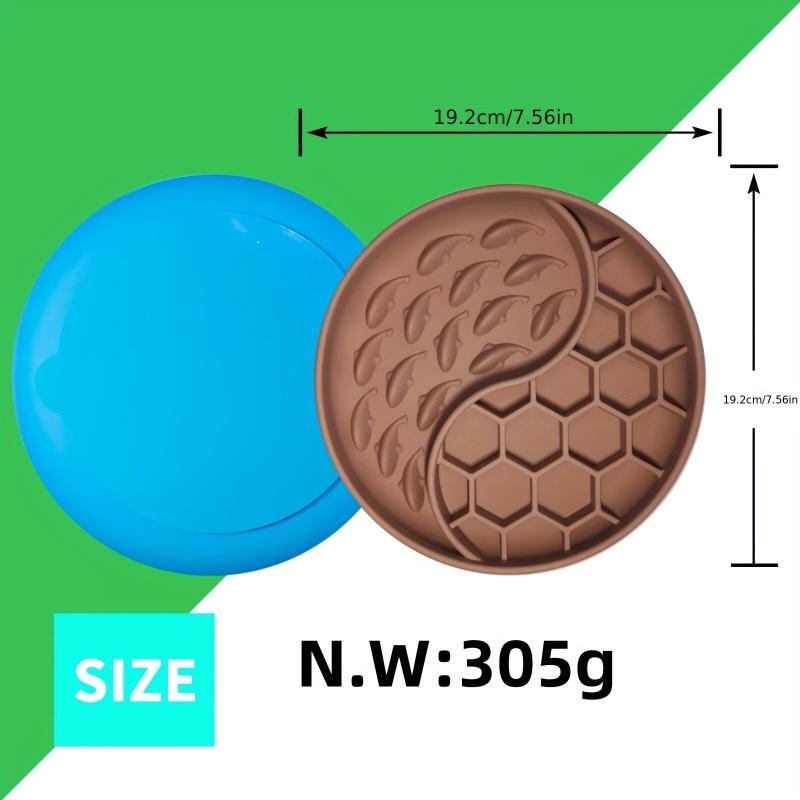 Slow Fed Dog Bowl Silicone Licking Pad Suction Cup Puzzle Feeding Anti Choking