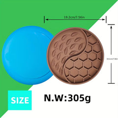Slow Fed Dog Bowl Silicone Licking Pad Suction Cup Puzzle Feeding Anti Choking