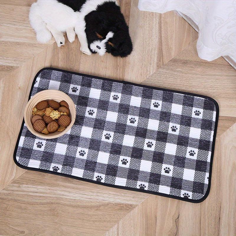 Non Slip Waterproof Pet Food Mat - Perfect for Cats and Dogs
