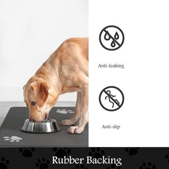 Pet Feeding Mat Water Absorbent Quick Dry Dog Food Mat