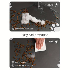 Pet Feeding Mat Water Absorbent Quick Dry Dog Food Mat