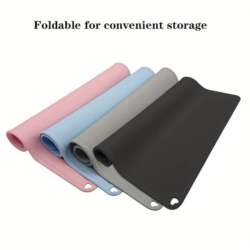 Non Slip Pet Silicone Eating Mat Waterproof Easy to Clean Multifunctional Mat