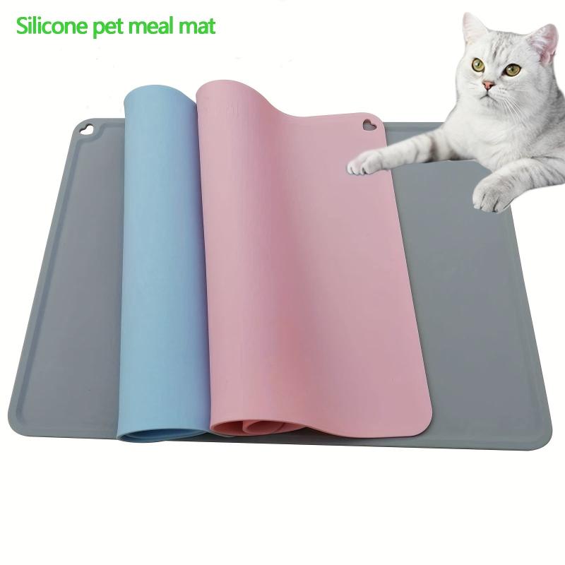 Non Slip Pet Silicone Eating Mat Waterproof Easy to Clean Multifunctional Mat