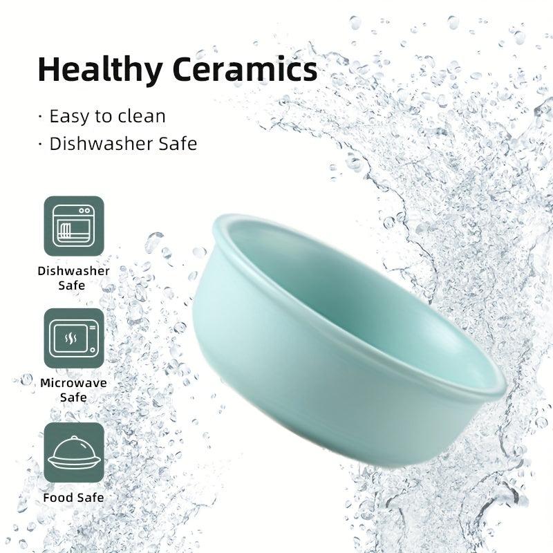 Elevated Ceramic Cat Bowl - Food & Water Pet Supplies