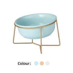 Elevated Ceramic Cat Bowl - Food & Water Pet Supplies
