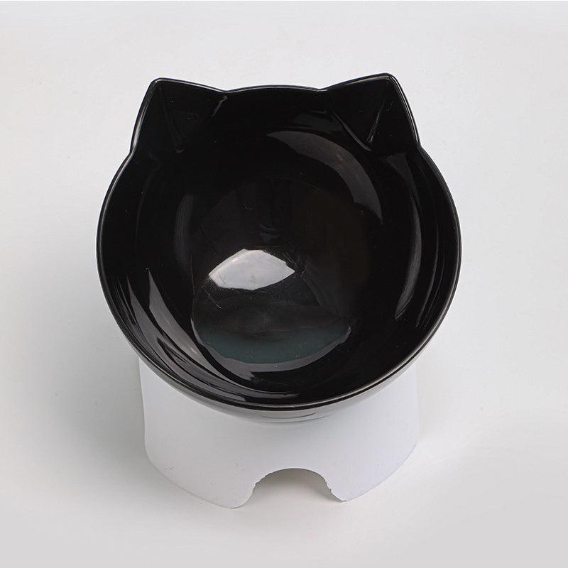 Cat Ear Shape Pet Feeding Bowl - Neck Protection & Healthy Eating
