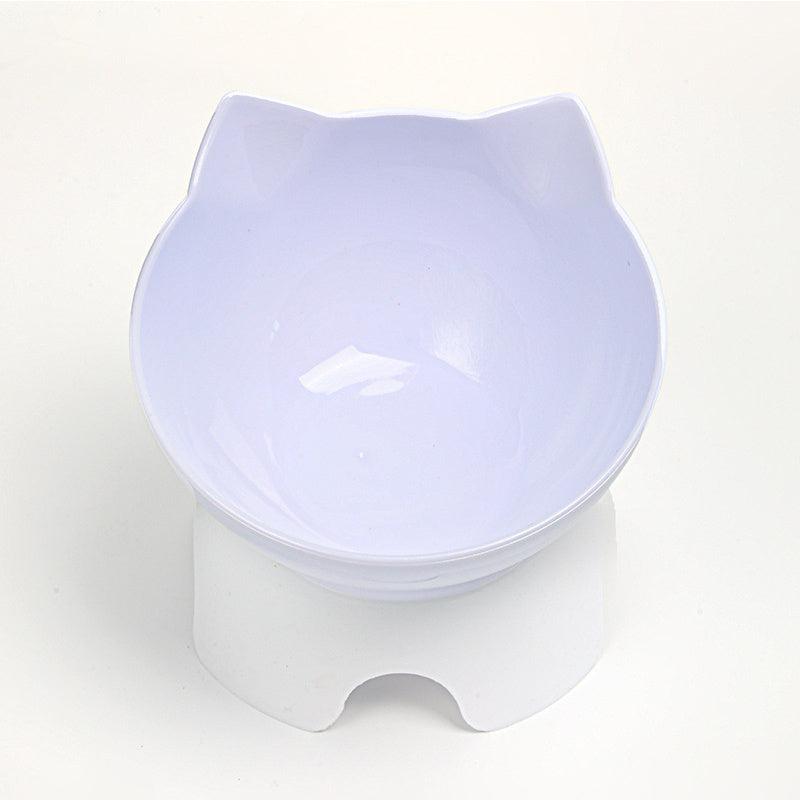 Cat Ear Shape Pet Feeding Bowl - Neck Protection & Healthy Eating