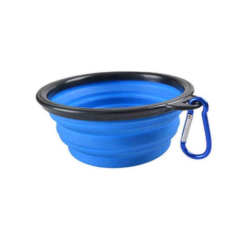 Portable Anti-Slip Silicone Pet Feeder Bowl for Easy Eating & Drinking