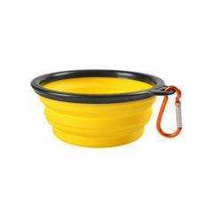 Portable Anti-Slip Silicone Pet Feeder Bowl for Easy Eating & Drinking