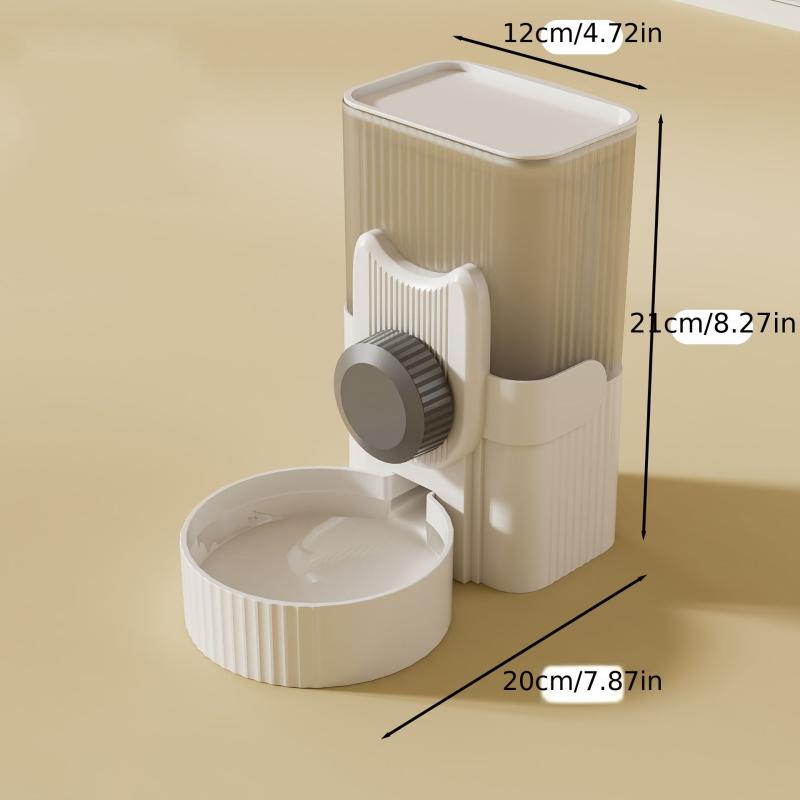 Hanging Auto Cat Food & Water Dispenser Gravity Pet Feeder & Waterer