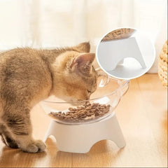 Raised Pet Bowl for Cat & Dog Neck Protection