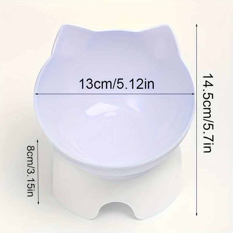 Raised Pet Bowl for Cat & Dog Neck Protection
