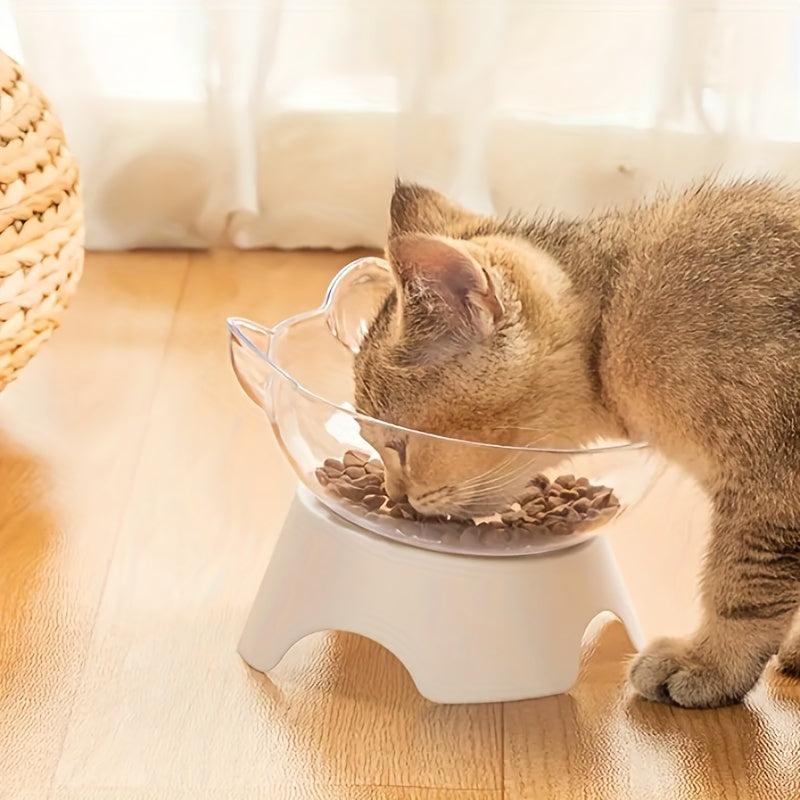 Raised Pet Bowl for Cat & Dog Neck Protection